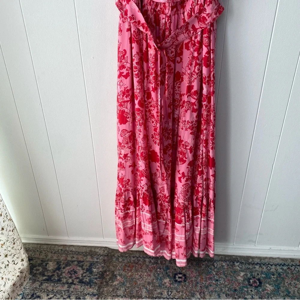 Sugarlips Aiza Floral Otis Off The Shoulder Maxi Dress Curve Size 2X New! - Picture 8 of 15